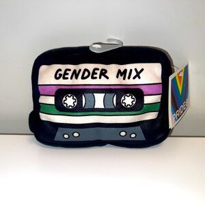 Pride Gender Mix Cassette Dog Plush Toy